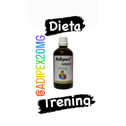 Adipex Retard 20mg 500ml + Dieta + Plan Treningowy