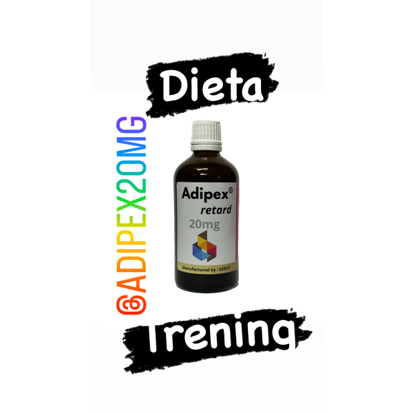 Adipex Retard 20mg 200ml + Dieta + Plan Treningowy
